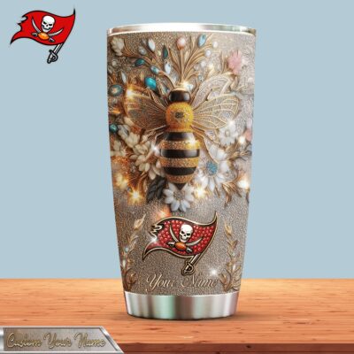 Tampa Bay Buccaneers | Premium NFL Bling Bee Tumbler