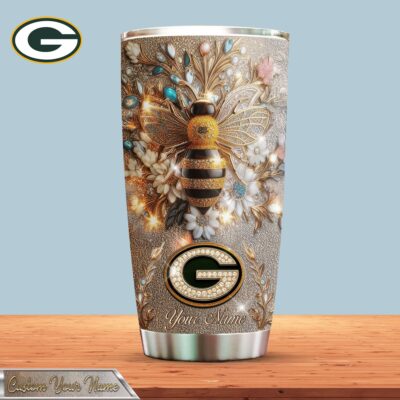 Green Bay Packers | Premium NFL Bling Bee Tumbler
