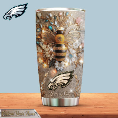Philadelphia Eagles | Premium NFL Bling Bee Tumbler