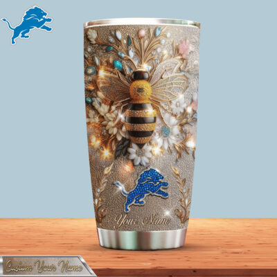 Detroit Lions | Premium NFL Bling Bee Tumbler