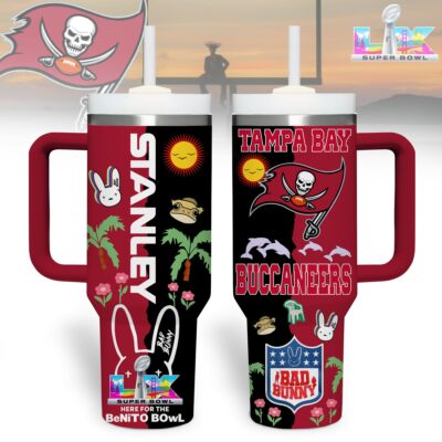 Tampa Bay Buccaneers | Premium NFL Here For Benito Bowl Tumbler 40oz