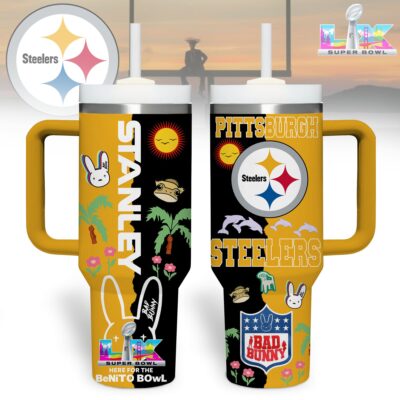 Pittsburgh Steelers | Premium NFL Here For Benito Bowl Tumbler 40oz