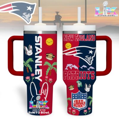 New England Patriots | Premium NFL Here For Benito Bowl Tumbler 40oz