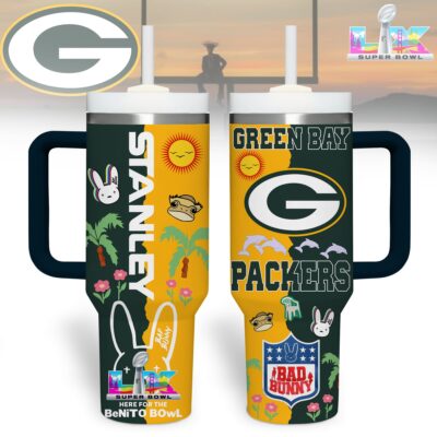 Green Bay Packers | Premium NFL Here For Benito Bowl Tumbler 40oz
