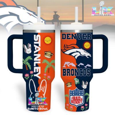 Denver Broncos | Premium NFL Here For Benito Bowl Tumbler 40oz