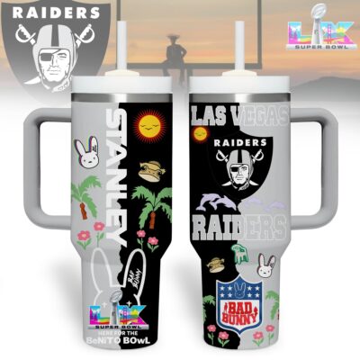 Las Vegas Raiders | Premium NFL Here For Benito Bowl Tumbler 40oz - Default Title