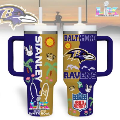 Baltimore Ravens | Premium NFL Here For Benito Bowl Tumbler 40oz