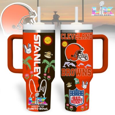 Cleveland Browns | Premium NFL Here For Benito Bowl Tumbler 40oz