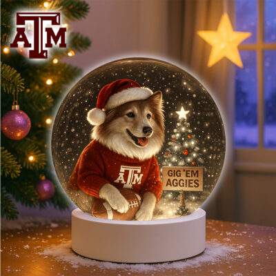 Texas A&M Aggies | Premium NCAA Mascot Cozy Christmas Decoration Led Light