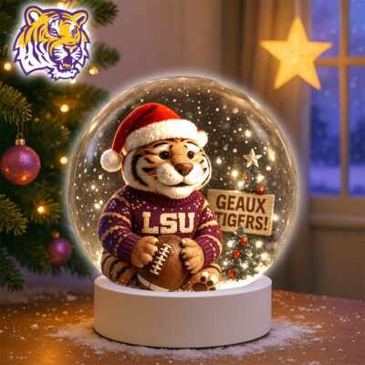 LSU Tigers | Premium NCAA Mascot Cozy Christmas Decoration Led Light