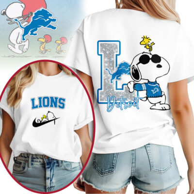 Detroit Lions | Premium NFL Snoopy 3D Shirt