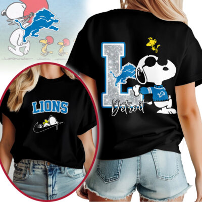 Detroit Lions | Premium NFL Snoopy 3D Shirt