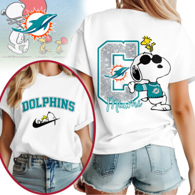 Miami Dolphins | Premium NFL Snoopy 3D Shirt