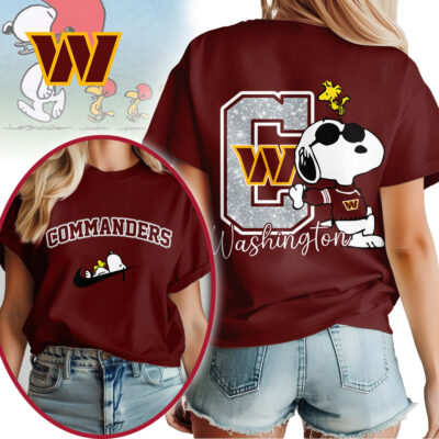Washington Commanders | Premium NFL Snoopy 3D Shirt
