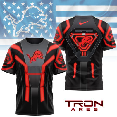 Detroit Lions | Premium NFL Sci-Fi Tron Ares 3D Shirt