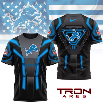 Detroit Lions | Premium NFL Sci-Fi Tron Ares 3D Shirt