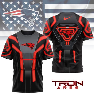 New England Patriots | Premium NFL Sci-Fi Tron Ares 3D Shirt