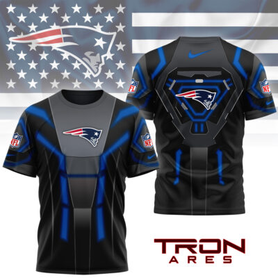 New England Patriots | Premium NFL Sci-Fi Tron Ares 3D Shirt