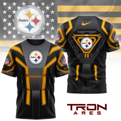 Pittsburgh Steelers | Premium NFL Sci-Fi Tron Ares 3D Shirt