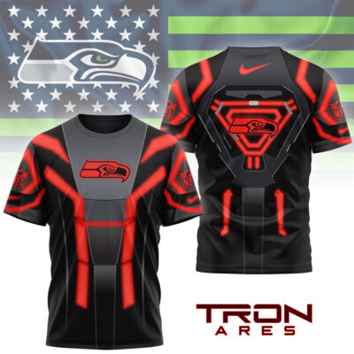 Seattle Seahawks | Premium NFL Sci-Fi Tron Ares 3D Shirt