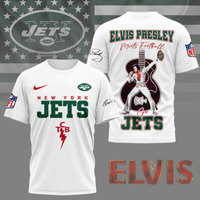 New York Jets | Premium NFL Elvis Presley Fan 3D Shirt