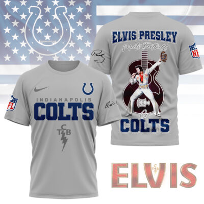Indianapolis Colts | Premium NFL Elvis Presley Fan 3D Shirt