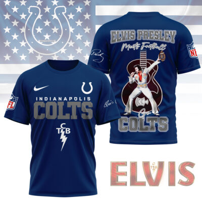 Indianapolis Colts | Premium NFL Elvis Presley Fan 3D Shirt