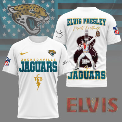 Jacksonville Jaguars | Premium NFL Elvis Presley Fan 3D Shirt