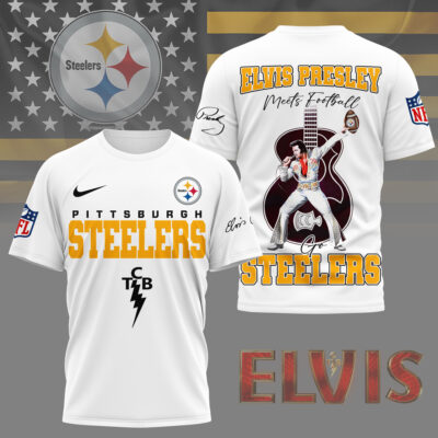 Pittsburgh Steelers | Premium NFL Elvis Presley Fan 3D Shirt