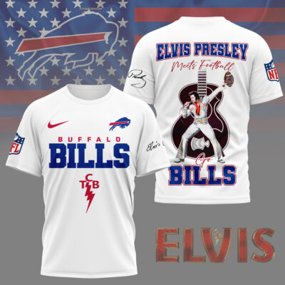 Buffalo Bills | Premium NFL Elvis Presley Fan 3D Shirt