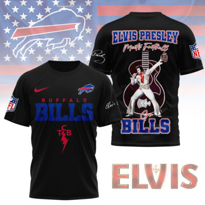 Buffalo Bills | Premium NFL Elvis Presley Fan 3D Shirt