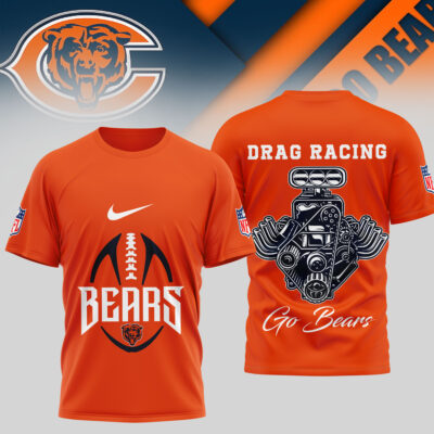 Chicago Bears | Premium NFL Drag Racing 3D Shirt