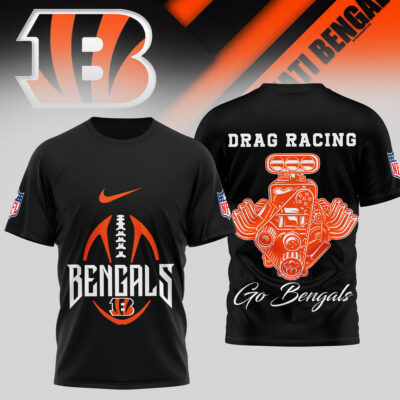 Cincinnati Bengals | Premium NFL Drag Racing 3D Shirt