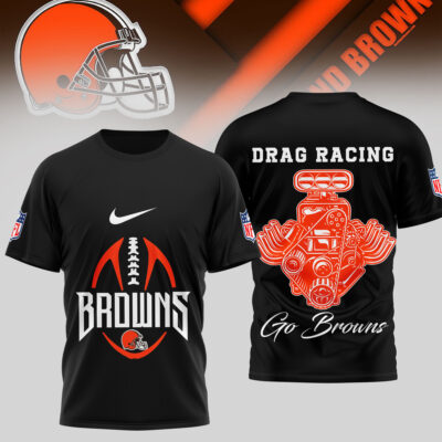 Cleveland Browns | Premium NFL Drag Racing 3D Shirt