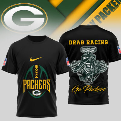 Green Bay Packers | Premium NFL Drag Racing 3D Shirt