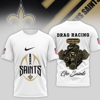 New Orleans Saints | Premium NFL Drag Racing 3D Shirt