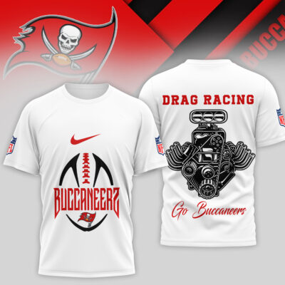 Tampa Bay Buccaneers | Premium NFL Drag Racing 3D Shirt