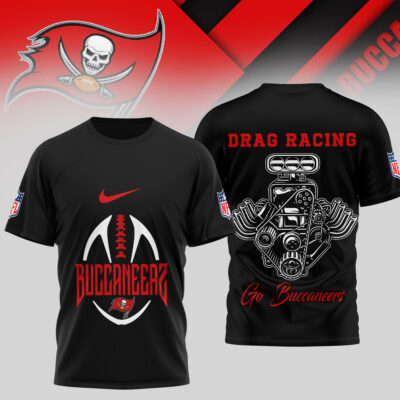 Tampa Bay Buccaneers | Premium NFL Drag Racing 3D Shirt
