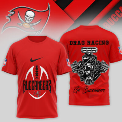 Tampa Bay Buccaneers | Premium NFL Drag Racing 3D Shirt