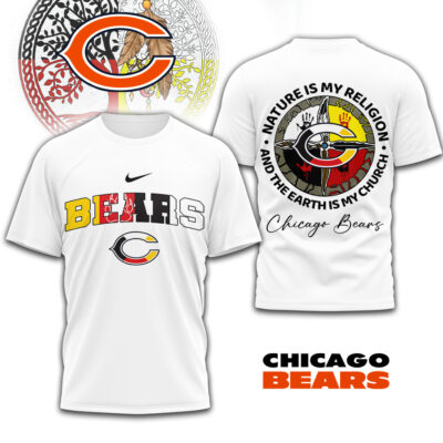 Chicago Bears | Premium NFL Nature Is My Religion 3D Shirt