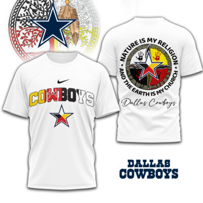 Dallas Cowboys | Premium NFL Nature Is My Religion 3D Shirt