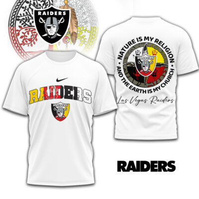 Las Vegas Raiders | Premium NFL Nature Is My Religion 3D Shirt