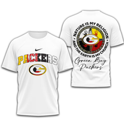 Green Bay Packers | Premium NFL Nature Is My Religion 3D Shirt