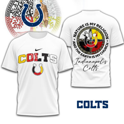 Indianapolis Colts | Premium NFL Nature Is My Religion 3D Shirt