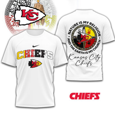 Kansas City Chiefs | Premium NFL Nature Is My Religion 3D Shirt
