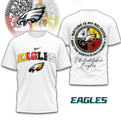 Philadelphia Eagles | Premium NFL Nature Is My Religion 3D Shirt
