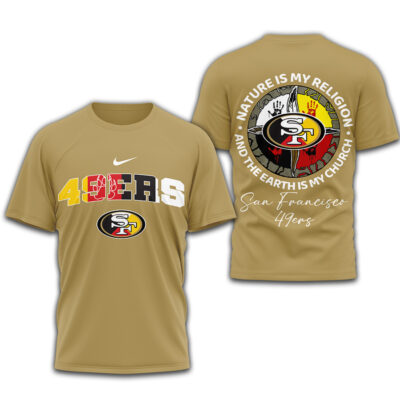 San Francisco 49ers | Premium NFL Nature Is My Religion 3D Shirt