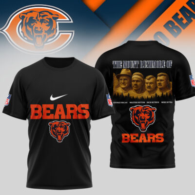 Chicago Bears | Premium NFL The Mount Rushmore 3D Shirt