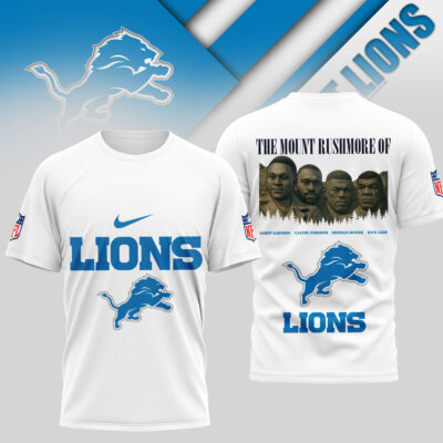 Detroit Lions | Premium NFL The Mount Rushmore 3D Shirt