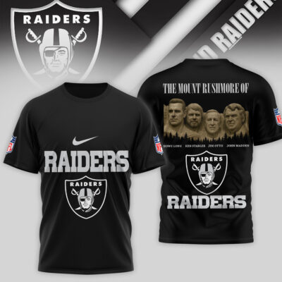 Las Vegas Raiders | Premium NFL The Mount Rushmore 3D Shirt